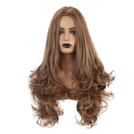 European And American Women's Fashion Part Of The Long Wavy Hair Wig