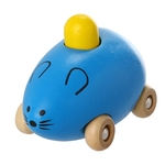 Moda presente inteligente Baby Kids Crian?a bonito dos ratos do Squeak Car Toy madeira New BU