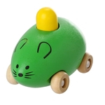 Moda presente inteligente Baby Kids Crian?a bonito dos ratos do Squeak Car Toy madeira New GN