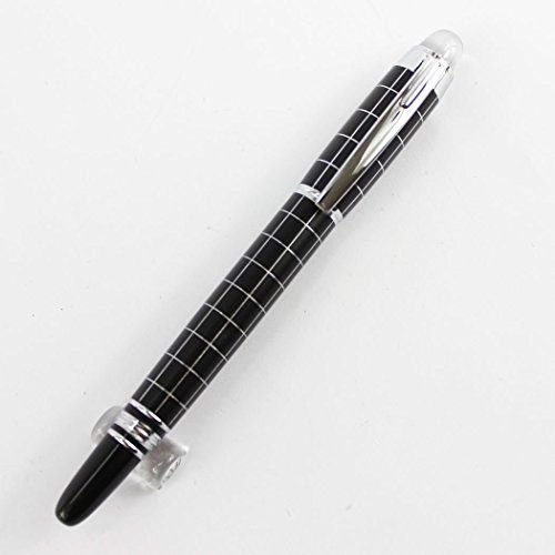 Moda Preto Baoer elegante com Silver Cross-line Pen 79 Fountain Pen