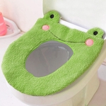Moda Toilet Seat Cover Mat Quente animal dos desenhos animados Forma Banho lav¨¢vel