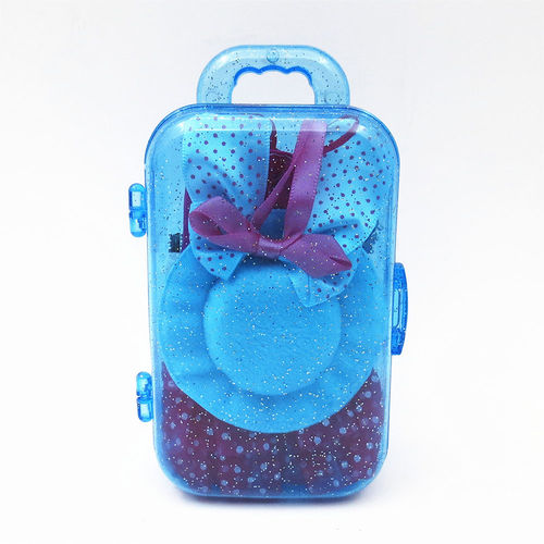 Moda Viagem Kits Mão-puxado Caixas de Brinquedo para Acessórios Toy Boneca