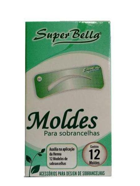 Moldes Para Sobracelhas Super Bella 12 Moldes