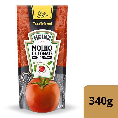 Molho de Tomate Heinz Tradicional Sachê 340g