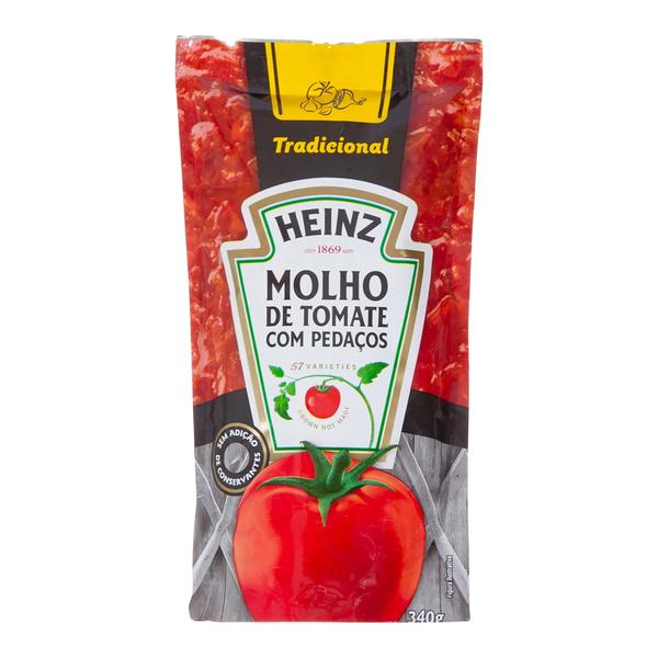 Molho de Tomate Heinz Tradicional Sache 340g