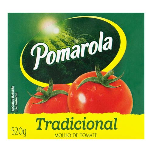 Molho de Tomate Pomarola Tradicional Tetra Pak 520g Molho de Tomate Pomarola Tradicional Tetra Pak 520 G