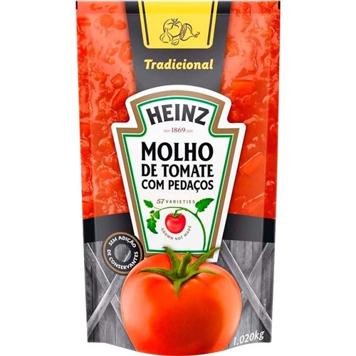 Molho de Tomate Tradicional Heinz 1,02kg
