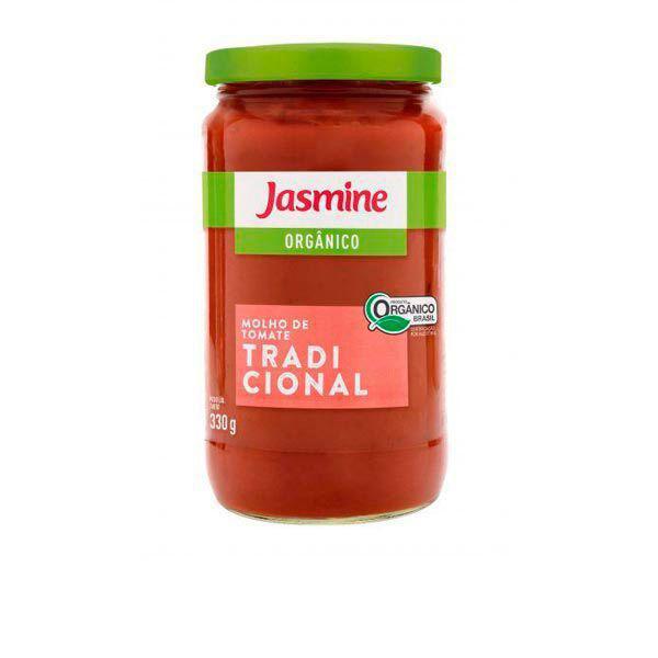 Molho Orgânico de Tomate Tradicional 330g - Jasmine