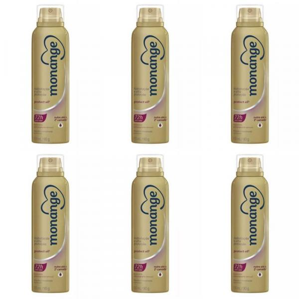 Monange Hidratação/proteção Desodorante Aerosol 90g (kit C/06)