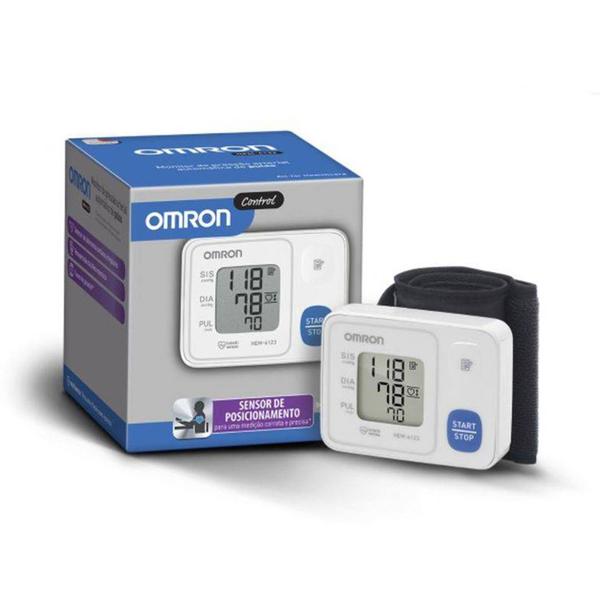 Monitor de Pressão Arterial de Pulso Automático Omron HEM 6123