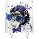 Vestindo macaco ¨®culos Rollerball Duche Banheira Mat banho Bath Mat
