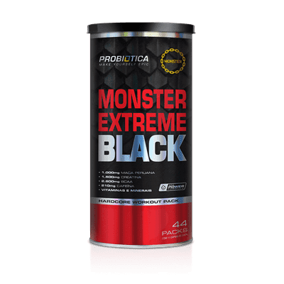 Monster Extreme Black - Probiótica (44 PACK)