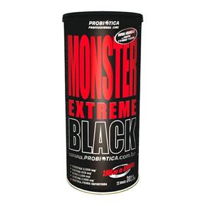 Monster Extreme Black - Probiótica - Sem Sabor - 22 Packs