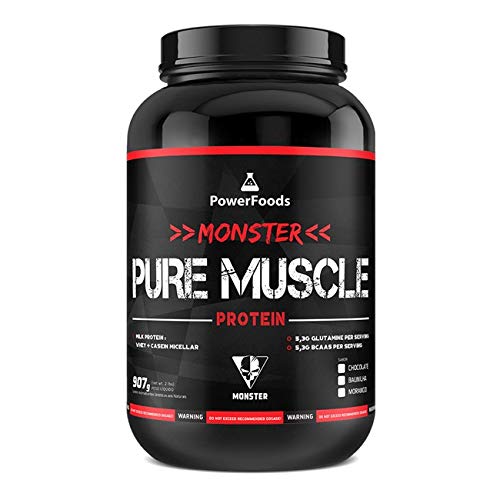 Monster Pure Muscle Protein - 907g - PowerFoods - Baunilha PowerFoods