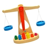Montessori Balança De Feixe De Madeira Brinquedo Crianças Balanceamento Jogo De Brinquedo Conjunto