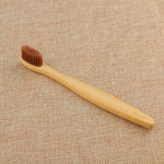 MOQ 20pcs Natural Pure Bamboo escova de dentes portátil Tooth cabelo macio escova Eco-friendly escovas Oral Ferramentas Cuidados de Limpeza