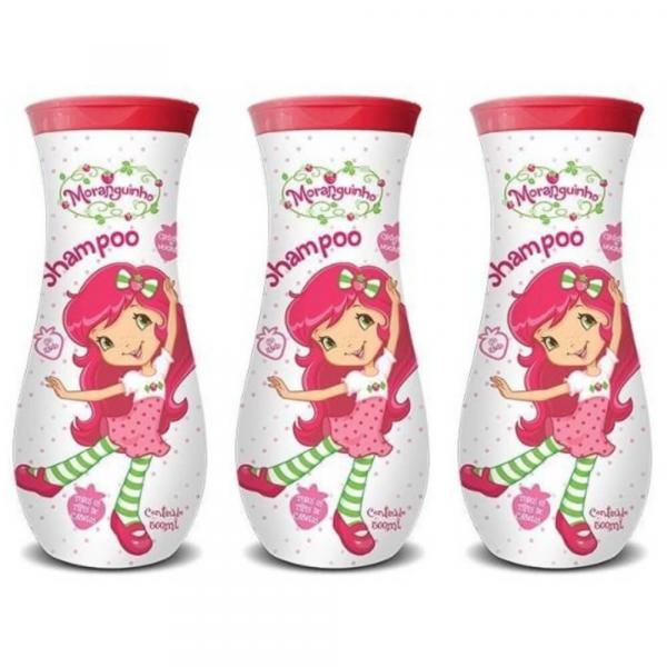 Moranguinho Shampoo 500ml (Kit C/03)