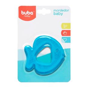 Mordedor para Bebê Buba Gelado com Água Peixinho - Azul Claro