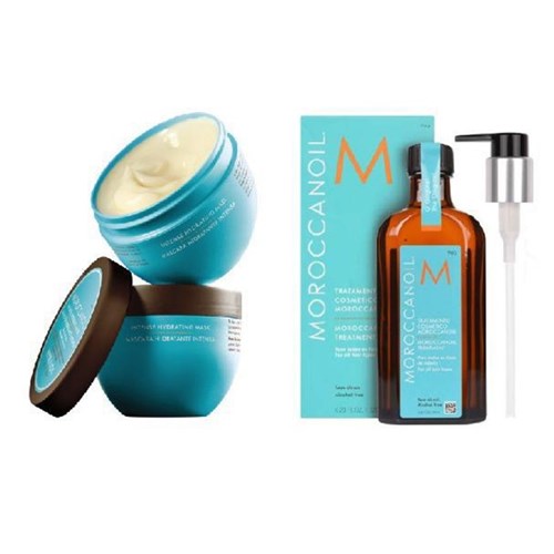 Moroccanoil Máscara Hidratante 500Ml e Óleo Tratamento 125Ml