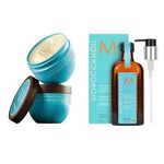 Moroccanoil Máscara Hidratante 500ml + Óleo Tratamento 125ml