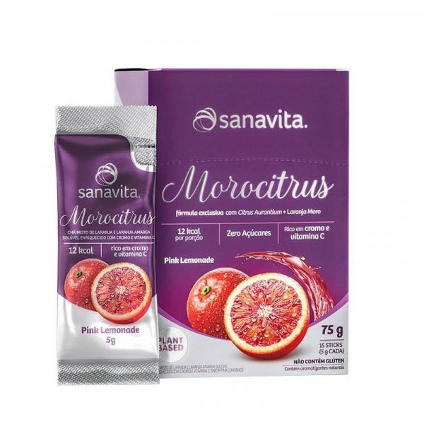 Morocitrus Pink Lemonade - 15 Sticks de 5g - Sanavita
