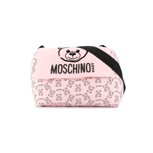 Moschino Kids Bolsa Maternidade 'Teddy Bear' - Rosa