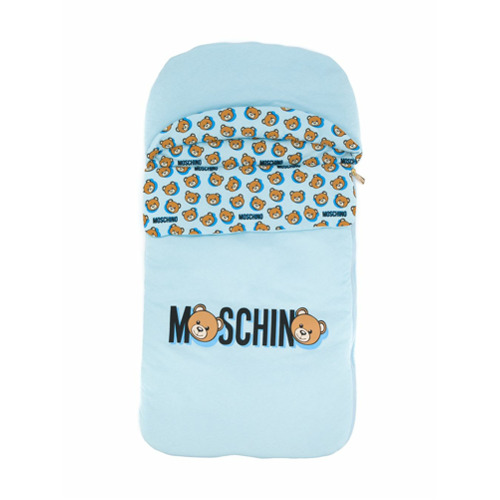 Moschino Kids Saco de Dormir com Estampa de Urso - Azul