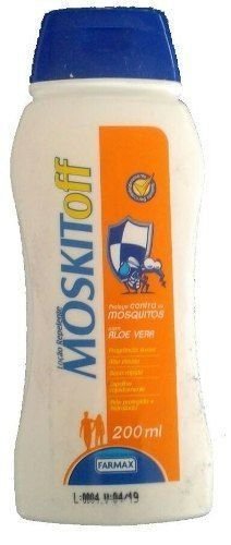 Moskitoff Repelente C/ Aloe Vera Loção 200ml (Kit C/06)