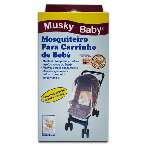 Mosquiteiro para Carrinho - Musky Baby - REF1318 - UN