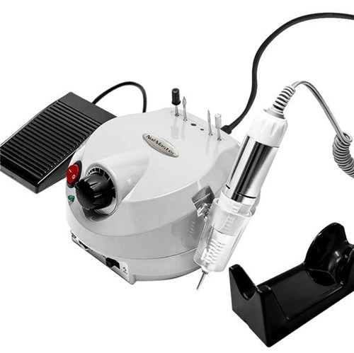 Motor Lixadeira para Unha Nail Drill Pedal 25.000Rpm Bivolt