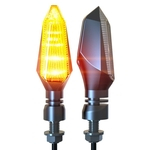 Motorcycle LED acende as luzes do sinal Âmbar Lamp Left Right Sinais Indicadores Blinkers Highlight