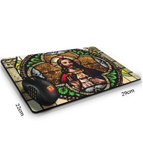 Mouse Pad Jesus Stained Glass 29cm