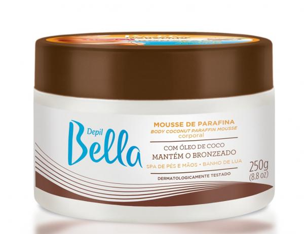 Mousse de Parafina Depil Bella com Oleo de Coco 250g