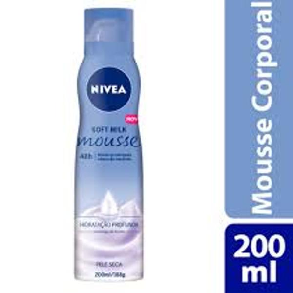 Mousse Hidratante Corporal Nivea Soft Milk - 200ml