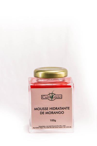 Mousse Hidratante de Morango Capim Limão - Farmácia Capim Limão