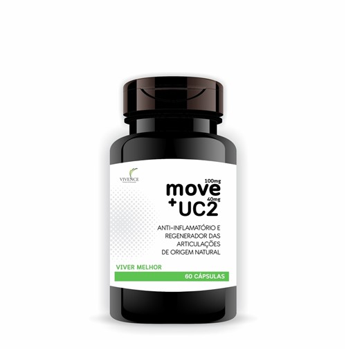 Move 100Mg + Uc2 40Mg - Regenerador das Articulações e Cartilagens (90 Cápsulas)