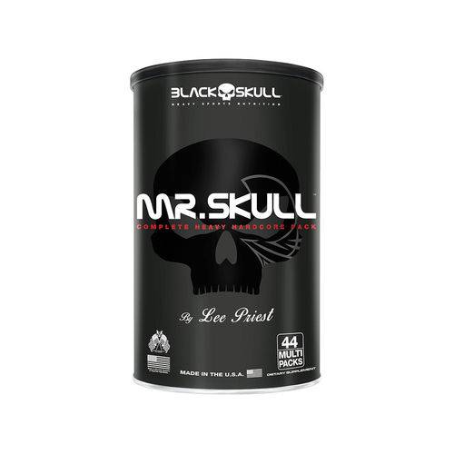 Mr. Skull (44 Packs) Black Skull