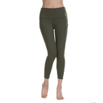 Mulher de cintura alta Calças Elastic Yoga Sólidos Calças Cor Magro Nona