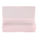 Tatuagem lâmina da agulha armazenamento caixa manual de bordado Microblading Pen Retângulo organizador Mostrar rosa Container