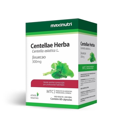 Mtc Centellae Herba Centella Asiática 60 Cápsulas - Maxinutri