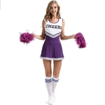 Mulher jogo de bola Cheerleaders Sexy Uniform Execute Figurino