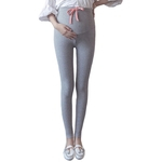 Mulheres ajustável com cordão Casual abdominais Elasticidade Maternidade Sports Calças