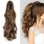 Mulheres Cabelo Comprido peruca Matte alta temperatura Silk Cabelo Comprido Chemical Fiber 50CM
