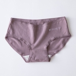 Mulheres calcinha de algodão Underwear Anti-bactérias Crotch Médio cintura menina Briefs Lingerie