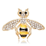 Mulheres Dos Desenhos Animados Multicolor Bumble Bee Esmalte Handmade Badge Broche Pin Jewelry