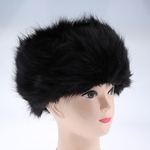 Mulheres Faux Fur Headband Russo Inverno Earmuff Cap Cossack Ski Hat
