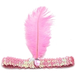 Mulheres Feather Muito Elastic Faixa de Cabelo Cabelo Chic Cosplay Indian Chief loop ornamento Headband