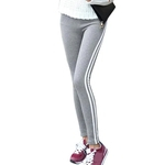 Mulheres Lady Activewear Preto Legging Primavera-Verão cinza claro Pant Outono Mid cintura Leggins Ordem Original