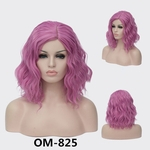 Mulheres menina curto peruca sintética do partido diário completa Perucas Cosplay peruca Natural como o cabelo real