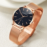 Fashion Women Luxury Quartz Watch Stainless Steel Dress Watches